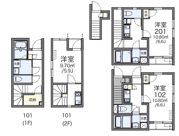 レオネクストサンルーチェ三鷹IIの物件間取画像